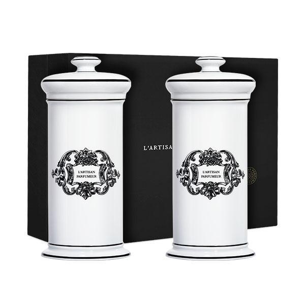 Coffret La Figue et L'Ambre - Bougies en Porcelaine